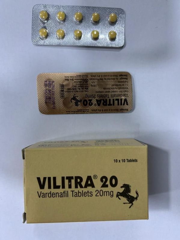 Vilitra 20mg Tablets, Composition : Vardenafil