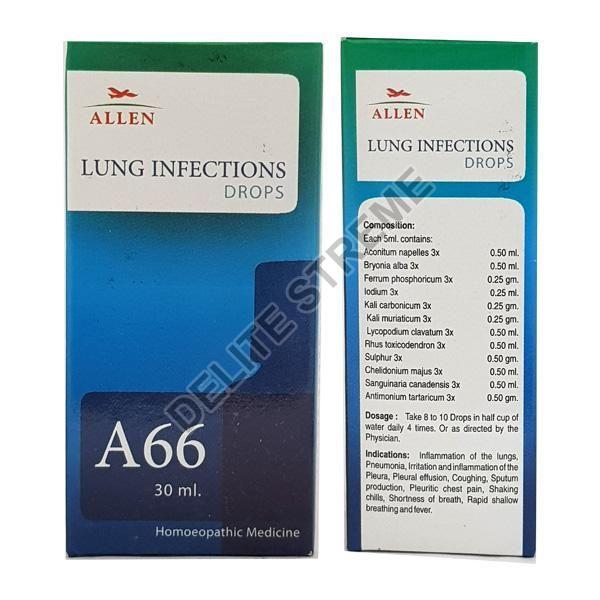 Allen A66 Lung Infections Drops
