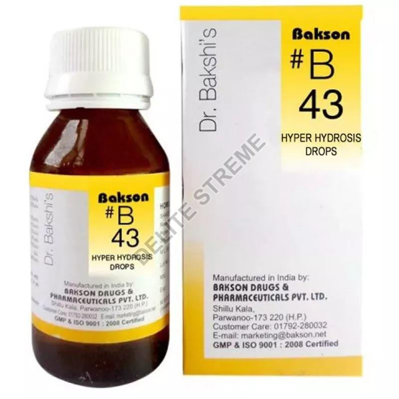 Bakson B43 Hyperhidrosis Drops