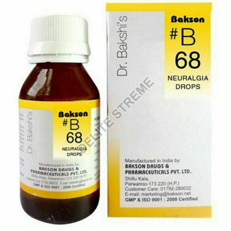 Bakson B68 Neuralgia Drops, Packaging Size : 30ml