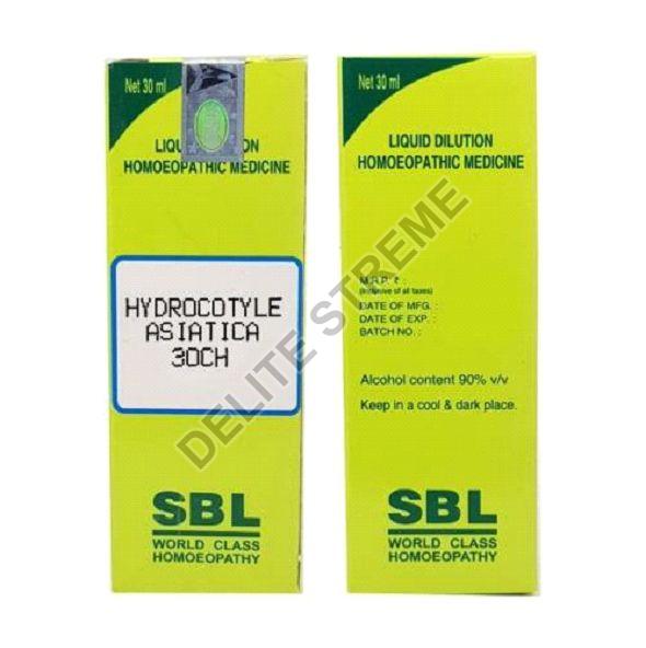 SBL Hydrocotyle Asiatica Dilution 30 CH, Packaging Size : 30ml