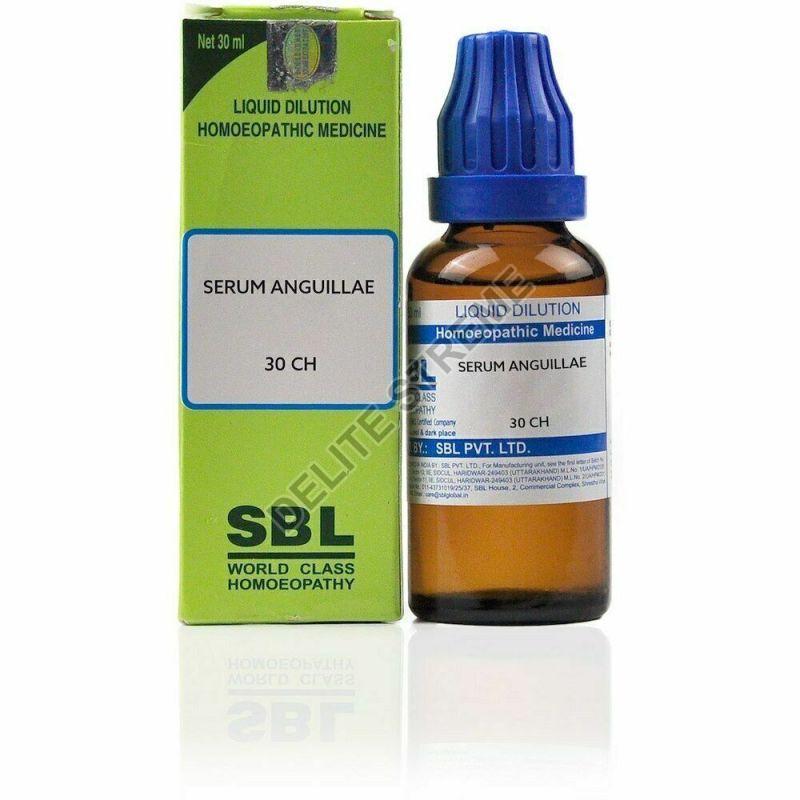 Liquid SBL Serum Anguillae Dilution 30 CH, Packaging Size : 30ml