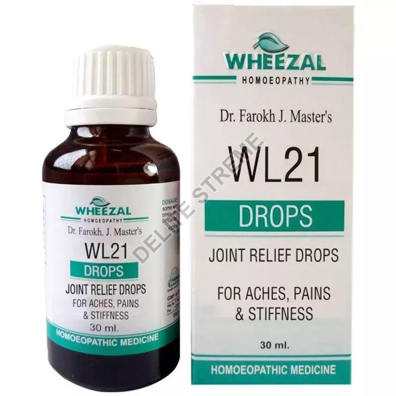 Wheezal WL 21 Joint Relief Drops, Packaging Size : 30ml