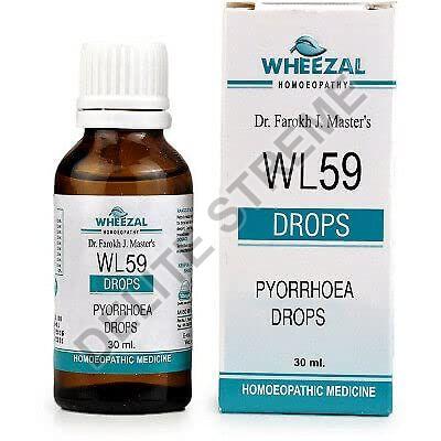 Wheezal WL 59 Pyorrhoea Drops, Packaging Size : 30ml