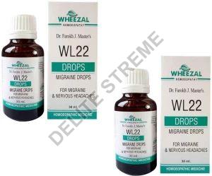 Wheezal WL22 Migraine Drops