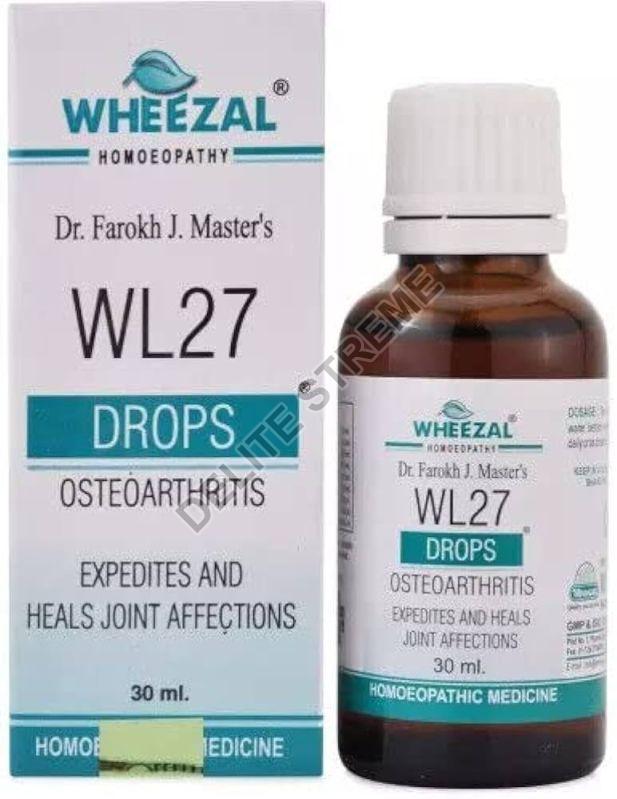 Wheezal WL27 Osteoarthritis Drops, Packaging Size : 30ml