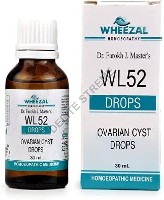 Wheezal WL52 Ovarian Cyst Drops, Packaging Size : 30ml