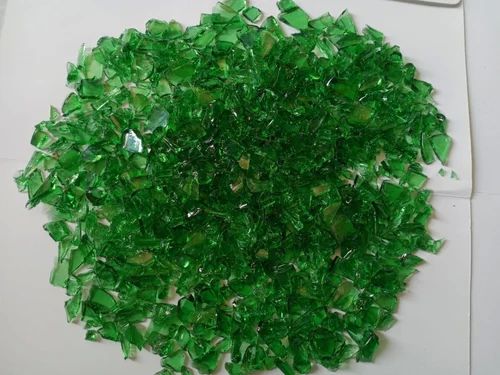 Waste 1 mm Green Glass Cullet, for Recycling Industrial