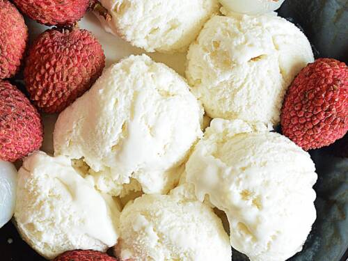 Milk Litchi Ice Cream, For Restaurant, Home Purpose, Birthday, Office Pantry, Feature : Utterly Delicious
