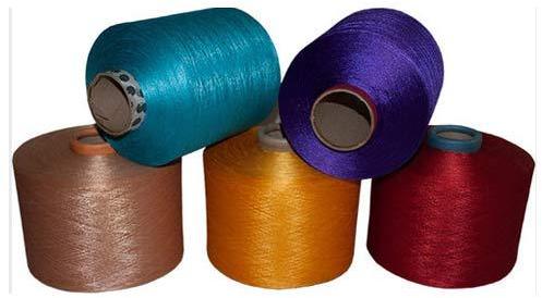 Polyester Dyed Yarn, for Weaving, Knitting, Embroidery, Sewing, Feature : Anti-Bacteria, Eco-Friendly