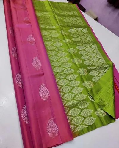 Multicolor Printed Soft Semi Silk Saree, for Easy Wash, Age Group : Adults