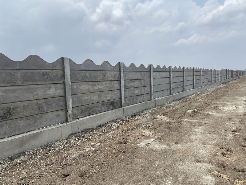 Grey Rectangle Polished Rcc Precast Wall, For Construction, Size : Standard