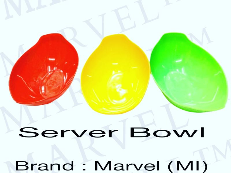 plastic serving bowl