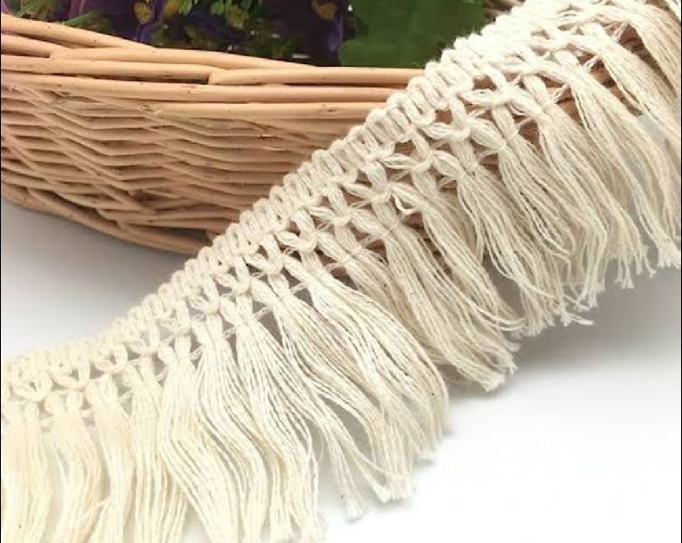 Sahil Handicrafts Cotton Tassel Fringe, Model Number : SAH10