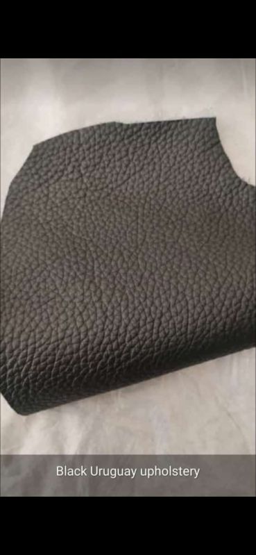 Black upholstery leather