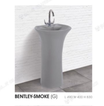 BENTLEY SMOKE (GLOSSY) ONE PIECE BASIN
