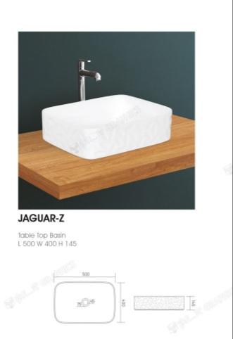 White JAGUAR Z WASH BASIN TT, for Home, Hotel, Restaurant, Style : Modern