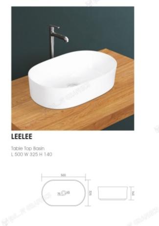 ICEBERG Plain Polished Ceramic LEELEE WASH BASIN TT, for Home, Hotel, Restaurant, Style : Modern