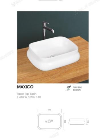 Iceberg Printed Polished Ceramic Maxico Wash Basin Tt, For Home, Hotel, Restaurant, Style : Modern