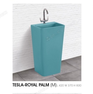 Tesla Royal Palm (matt) One Piece Basin