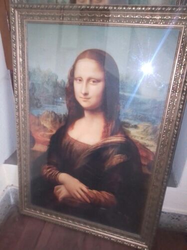 Polished Mona Lisa Painting, Size : 30x30Cm, 40x40Cm, 50x50Cm, 60x60Cm