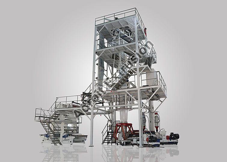 7/5 Layer Blown Film Plant, For Extruding Plastic Sheets, Voltage : 220v
