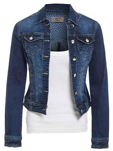 Jacket hot sale ladies jeans