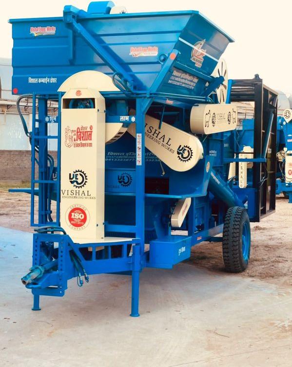 Blue Multicrop Threshers, for Agriculture Use, Threshing Capacity : 0-500kg/hr, 2000-2500kg/hr