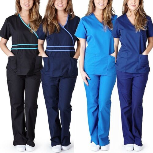 Half Sleeves Cotton hospital uniforms, for Anti-Wrinkle, Comfortable, Easily Washable, Size : XL, XXL