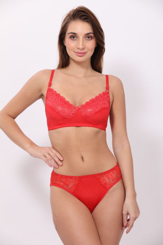 Premium quality bridal bra panty set, Size : Medium, Feature : Strechable,  Soft, Skin Friendly, Comfortable at Rs 140 / Per piece in Mumbai