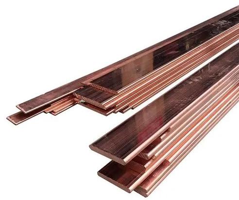 Rectangular Copper Flat Bar, for Earthing Material