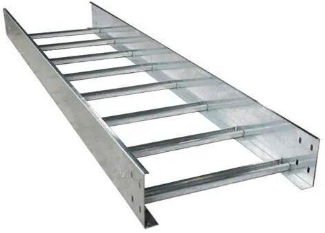 GI Ladder Type Cable Tray, Color : Silver