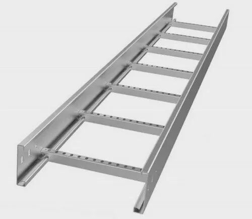 Stainless Steel Ladder Cable Tray, for Industrial, Color : Silver