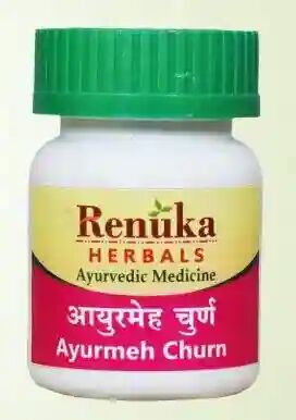 Renuka Herbals Ayurvedic Ayurmeh Churan, Packaging Type : Bottle