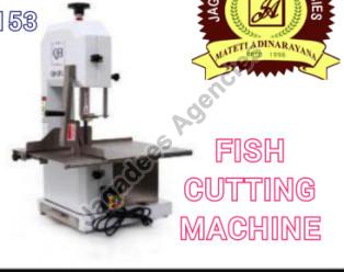 2 Hp 304 fish cutting machine, Cutting Capacity : 100 Kg Per Hour