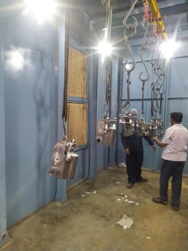 Mild Steel Paint Booth System, Power : 2 HP