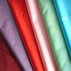 Paper Silk Fabric, for Bedsheets, Curtains, Dress, Garments, Style : Plain