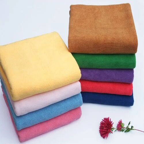 Plain Cotton Colorful Bath Towels, Size : 35*70 cm