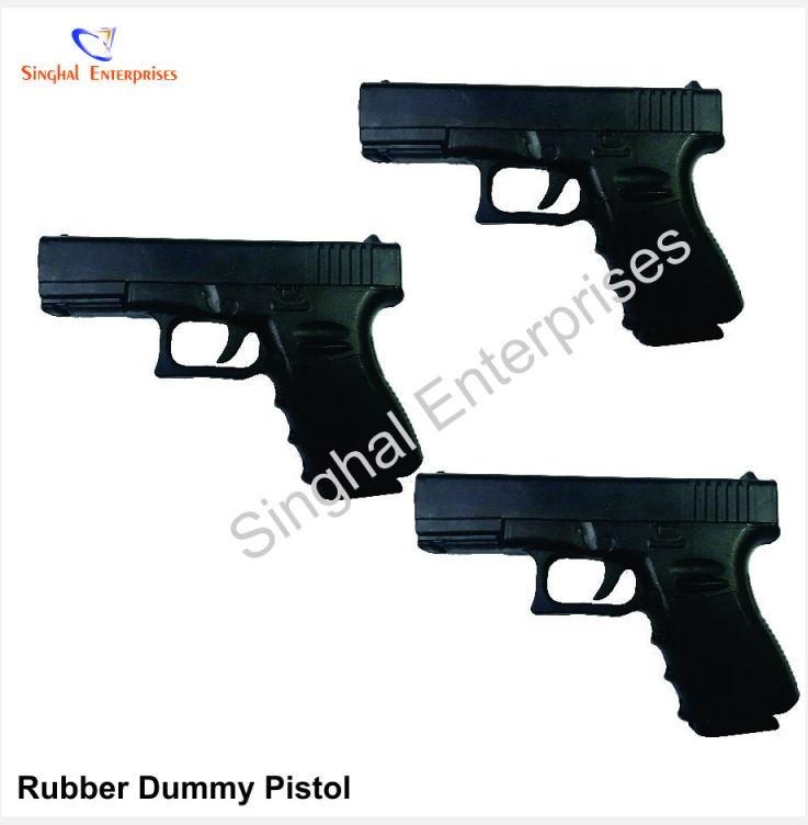 450 Gram Appoex Plain Non Polished Rubber Dummy Pistol, Size : Standart