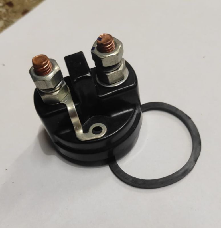 KGT Enterprises Electric Metal solenoid caps, Color : Black