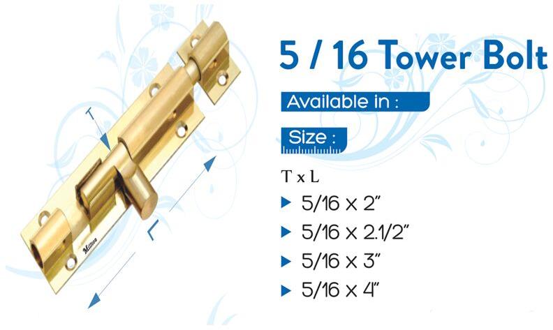 5/16 Tower Bolts