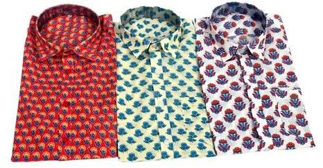 Printed mens shirts, Occasion : Casual Wear