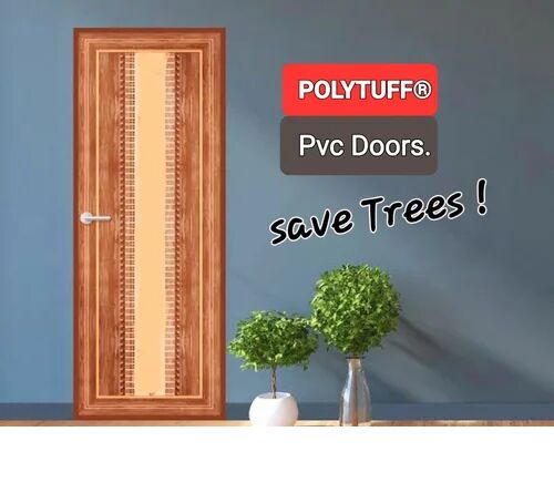 Hinged PVC Kitchen Door, Size : 7x4 Feet (HxW)