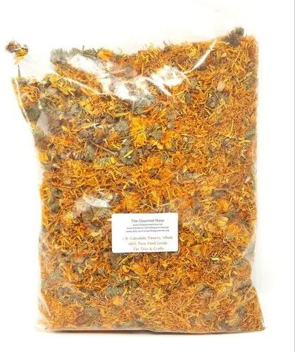 dried marigold flower petals