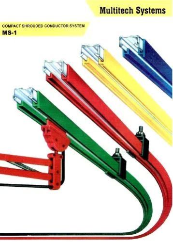 SF1 DSL Shrouded Conductor System, for Crane, Color : Red, Blue, Yellow, Green