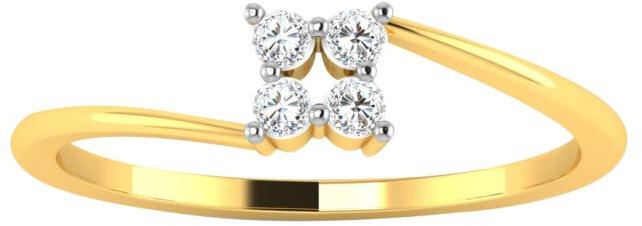 18kt Diamond Crystal Ring