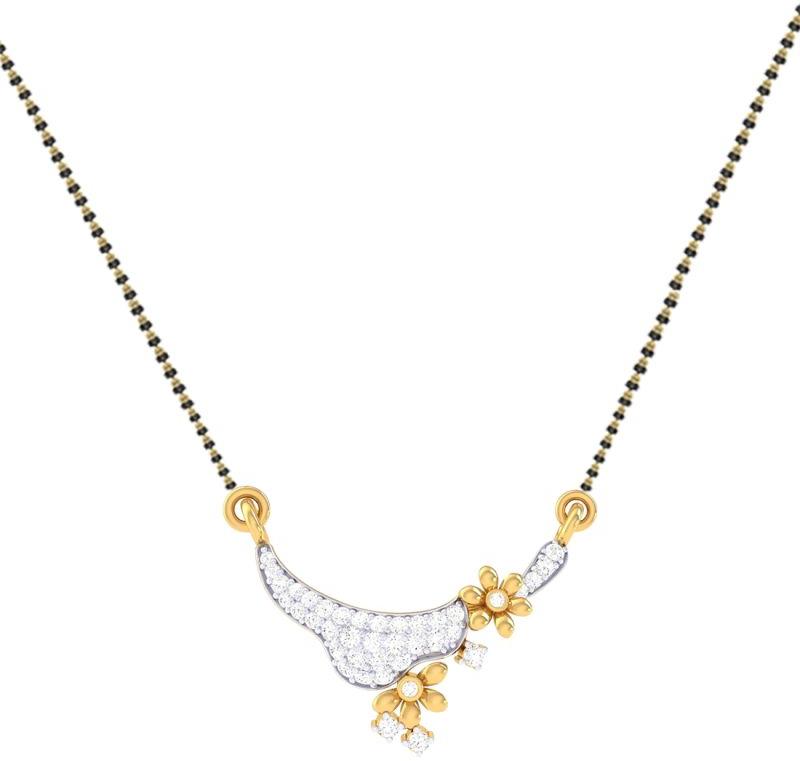 DM-8 diamond mangalsutra pendants