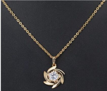 14kt P298 Diamond Pendant