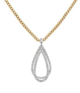 14kt P305 Diamond Pendant