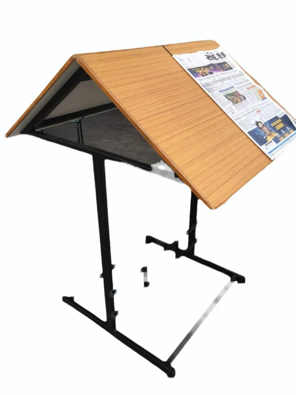 Wooden Newspaper Reading Stand, Color Brown at Rs 3,900 / Piece in
